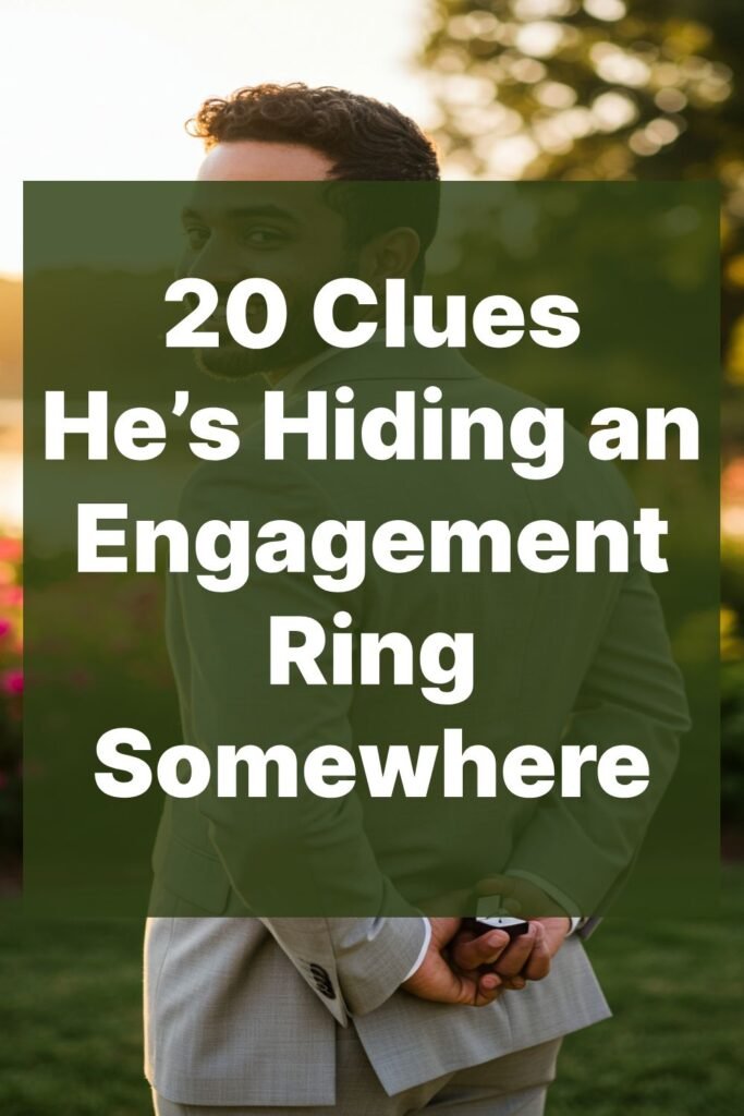 20 Clues He’s Hiding an Engagement Ring Somewhere