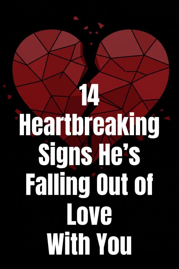 signs hes falling out of love
