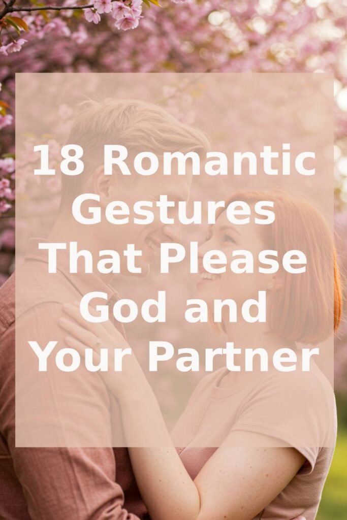 18 Romantic Gestures That Please God and Your Partner