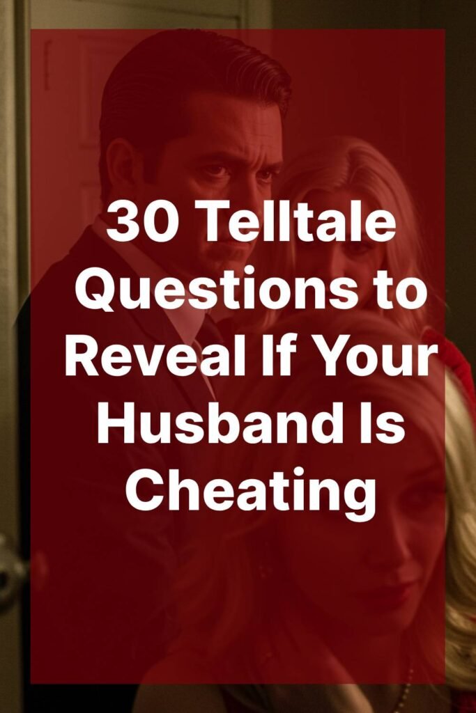 30 Telltale Questions to Reveal If Your Husband Is Cheating