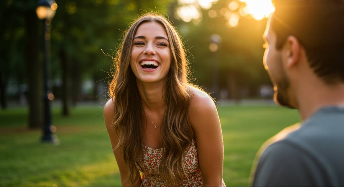 6. Laugh at His Jokes (Even the Bad Ones)