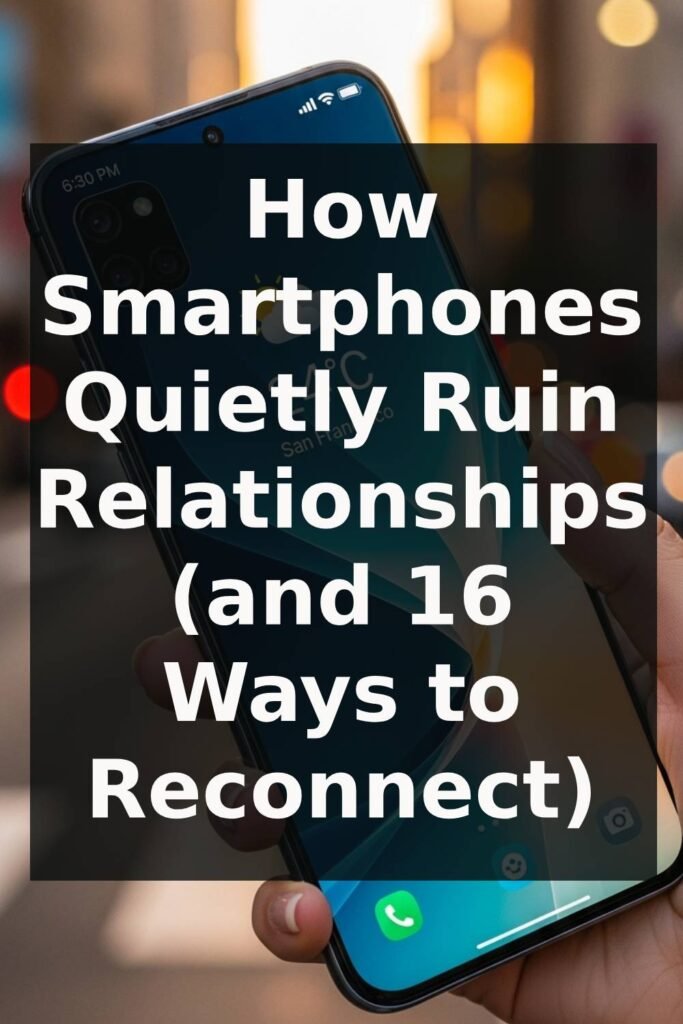 How Smartphones Quietly Ruin Relationships (and 16 Ways to Reconnect)