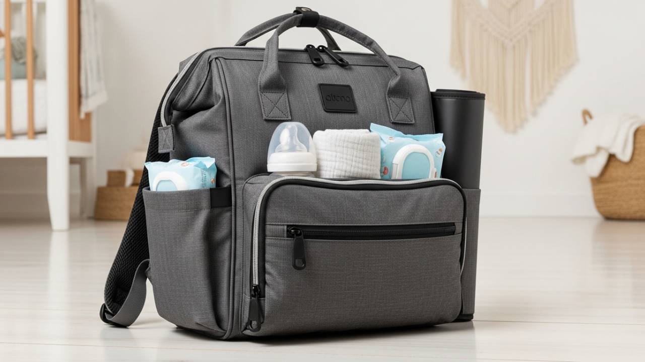 The "Tactical" High-Performance Diaper Bag