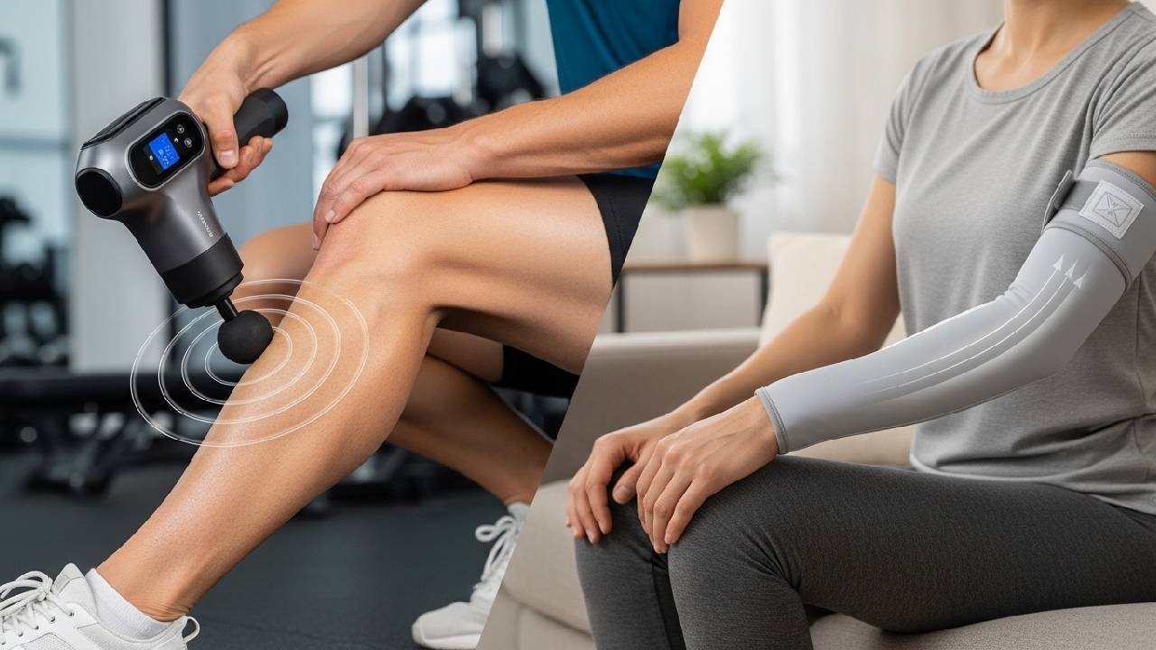 Percussive Therapy and Compression