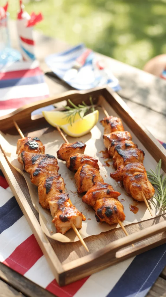 BBQ Chicken Skewers