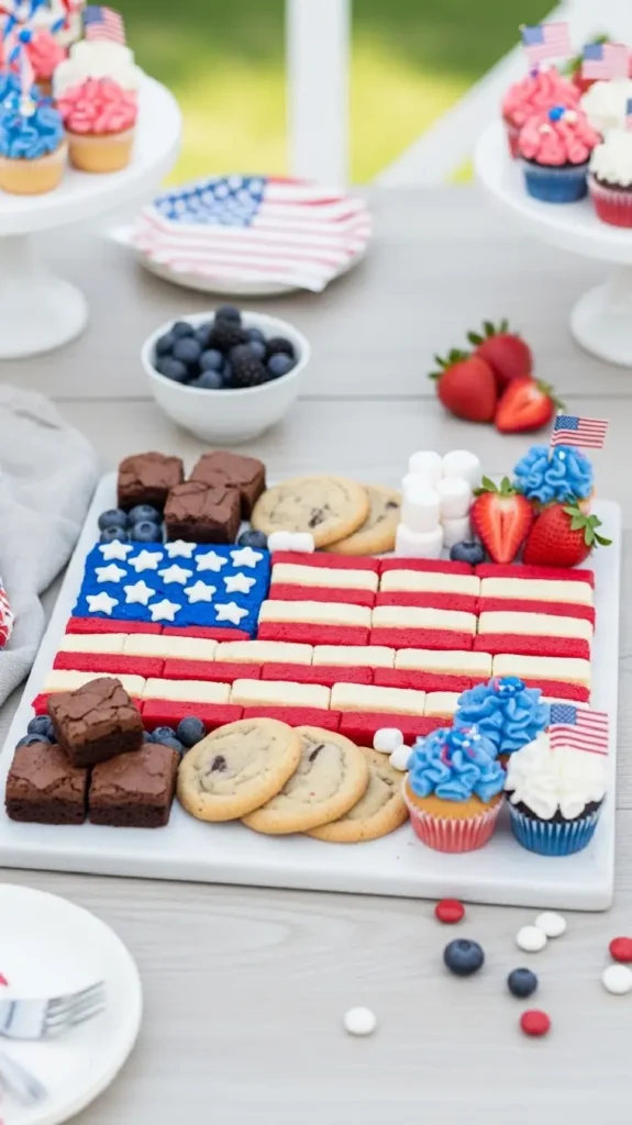 Flag Dessert Board