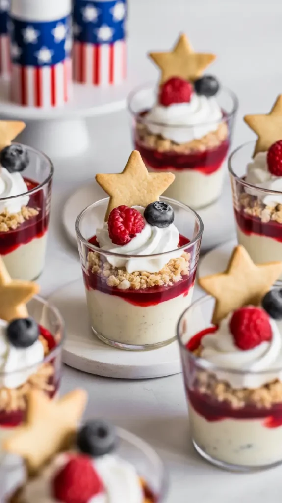 Patriotic Pudding Cups